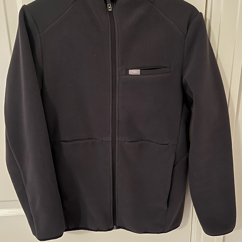 FIGS On-Shift™ Fleece Jacket Black Medium